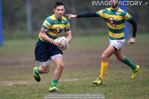 2018-11-11 Chicken Rugby Rozzano-Caimani Rugby Lainate 016